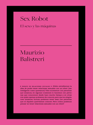 cover image of Sex Robot